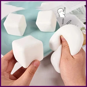Niedlicher Tofu Stressball zerdrückbares Zappelspielzeug Stressabbau Geschenk für Kinder Erwachsene - Bild 1 von 26