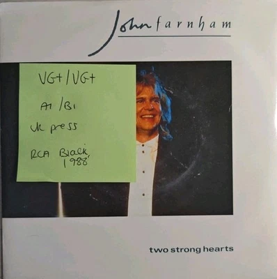 John Farnham Two Strong Hearts Vinyl Record VG+/VG+ PB42303 1988 Foto 1 de 2