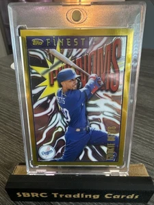 2023 Topps Finest Flashbacks Mookie Betts Phenoms Oro Raro #164 Dodgers - Imagen 1 de 2