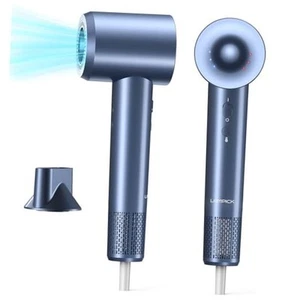 Hair Dryer, Ionic Blow Dryer, Professional High-Speed Hairdryer with Blue Gray - Picture 1 of 7