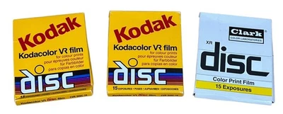 Kodak Kodacolor VR Film 15 Exp CVR Disc Disc-15 Expired 1990 Clark Film - Image 1 of 2
