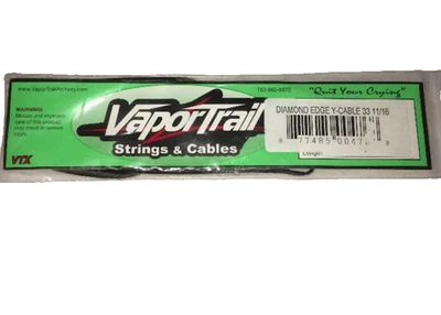 Vapor Trail Diamond Edge Y-Cable Sz 33 11/16 Bow String -RARE-SHIPS N 24 HRS-NEW - Image 1 of 4