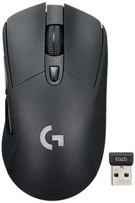 Wireless Gaming Mouse Logitech G703 ergonomic design wireless charging correspo - Image 1 of 4