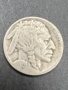 Buffalo Nickel-1923-S, partial date - Picture 1 of 3
