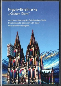 Germany 2024 Cologne Dome Kölner Dom Selfadhesive Booklet BLUE ! 10% RARE MNH - Picture 1 of 1