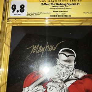 X-Men: The Wedding Special #1 KRS C CBCS 9.8 signiert von Mike Mayhew - Bild 1 von 3