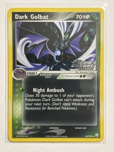 Dark Golbat 34/109 - Team Rocket Returns Reverse Holo Stamped Pokemon TCG - Picture 1 of 2