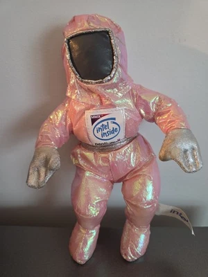 Intel Pentium II MMX 8" Bunny People Doll PINK Colored Logo Vintage 1997 - Image 1 of 4