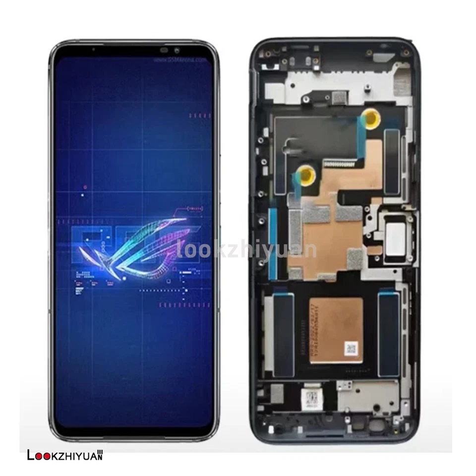 For ASUS ROG Phone 6 / ASUS ROG 6 Pro LCD Display Touch Screen Digitizer Frame - Image 1 of 4