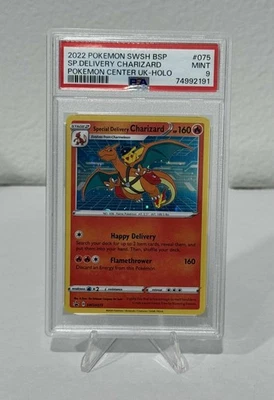 Special Delivery Charizard SWSH075 SWSH: Sword & Shield Promo Cards Holo PSA 9 - Image 1 of 2