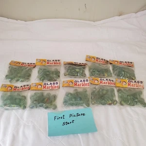 Pack de 10 canicas de vidrio vintage marca perro #1 - Imagen 1 de 6