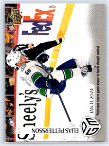 2023-24 Upper Deck Game Dated Moments /599 Elias Pettersson #47 - Picture 1 of 2