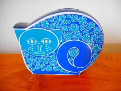 Carlton Ware money box “blue / green cat” - Image 1 of 4