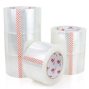 3" Heavy Duty Packing Tape - 3 inch x 110 Yards, 2.4 mil Thick, Clear 3 Inch ... - Picture 1 of 9