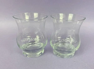 Par de vasos publicitarios de whisky escocés de malta única Bowmore Islay - Imagen 1 de 5