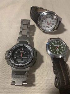 casio pathfinder watch, timex expedition lot - Picture 1 of 6