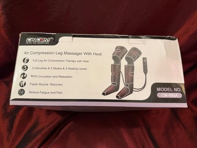 *Leer* Masajeador de aire de piernas completas Cincom CM-080A-BU 3 modos con calor y compresión Foto 1 de 4