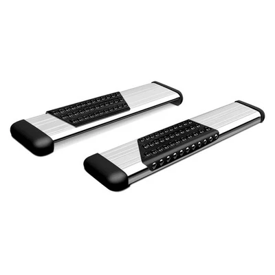 For GMC Savana 3500 03-22 Luverne 6" O-Mega II Silver Oval Side Bars - Image 1 of 4