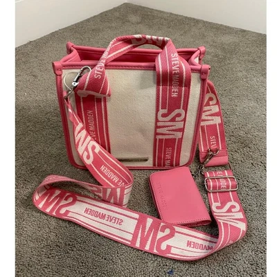 New Steve Madden Shoulder Tote Bag with Matching Wallet  - Image 1 of 4