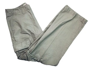 Mossimo Mens 34x30 Cargo Pants Khaki Size Waist Button Pocket Zip - Picture 1 of 6