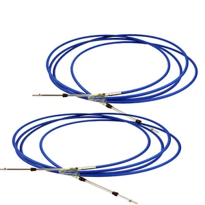 2 PIEZAS 30 FT 33C cable de control de cambio de acelerador universal para palanca de control Yamaha - Imagen 1 de 4