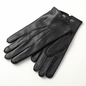 DENTS Burford 5-1539 Men's Hairsheep Leather Gloves Cashmere BLACK S size