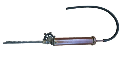 Pistola de graxa de latão vintage Kellogg Mfg Rochester NY, - Imagem 1 de 4