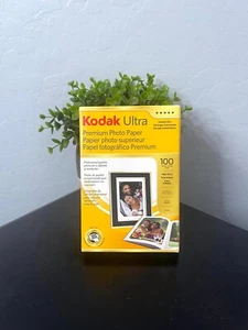 Kodak Ultra High Gloss Premium Photo Paper 4X6 100 Sheets - Picture 1 of 3
