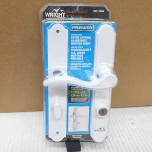 WRIGHT PRODUCTS VMT115WH SERENADE MORTISE KEYED LEVER MOUNT LATCH/DEADBOLT WHITE - Picture 1 of 2
