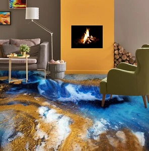 3D Abstract Art K1557 Floor WallPaper Murals Wallpaper Mural Print Luna 2024 - Picture 1 of 11