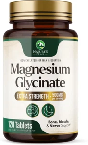 Glicinato de magnesio - Apoya la salud del corazón, los nervios y los músculos - Bild 1 von 11