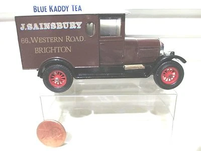 Matchbox Yesteryear Y19 Sainsbury Morris Van RED Whls RivetAxl No#632 NoHoleBase - Image 1 of 4