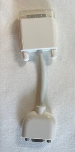 Genuine Apple OEM DVI to VGA Monitor Display Adapter Cable (DVI-I Single Link) - Picture 1 of 6