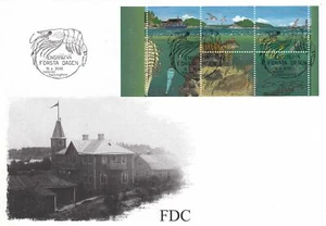 Scientific Research Sea Crawfish Fish Sheet Gulf Of Finland Flounder FDC 2002 - Picture 1 of 1