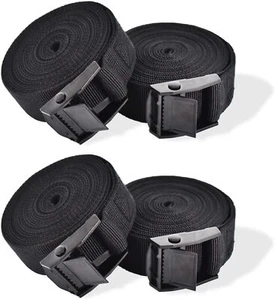 4PCS Tie Down Straps, Heavy Duty Lashing Straps Adjustable Cam Buckle Tie-Dow... - Picture 1 of 7