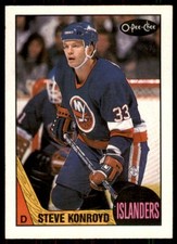 1987-88 O-Pee-Chee Steve Konroyd New York Islanders #153