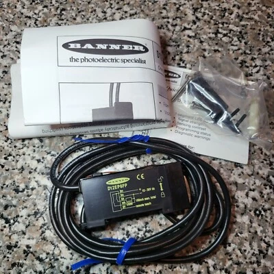 BANNER ENGINEERING D12EP6FP, 41965, EID: 3041965 PHOTOELECTRIC SENSOR - Image 1 of 4