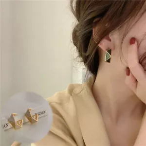 Inusuales Pendientes Gota Esmalte Geométrico Elegante Nueva Aleación Moda Joyería - Imagen 1 de 15