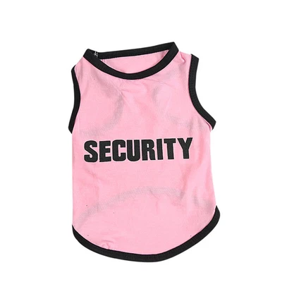 Pet Clothing Fashion Dog Clothes Printed  Vest Safety Guard Vest For Small Dog ∂ - Image 1 of 4
