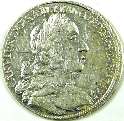 1742  German States - Frankfurt  Ducat  Km# Pn39  Pattern Coin  Silver - Image 1 of 2