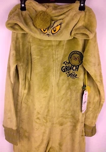 Justice The Grinch Green Union Suit Size 10 - New. (CL) - Picture 1 of 15