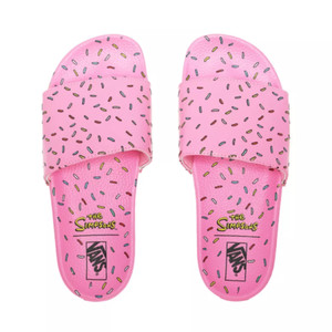 vans checkered flip flops