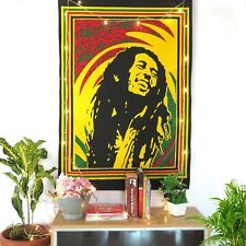 Wall Hanging Bob Marley Indian Mandala Cotton Art Tapestry Boho Yoga Mat Poster