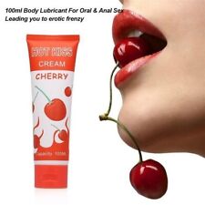 NEW HOT KISS CREAM CHERRY FLAVOR EDIBLE PERSONAL SEX LUBRICANT 100ML