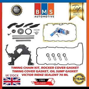BMW SERIES 2.0L DIESEL N47D20 N47 TIMING CHAIN KIT WITH ENGINE GASKET SEALS SET - Picture 1 of 8