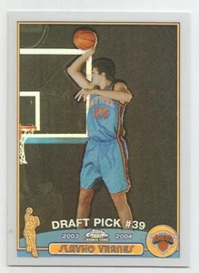 2003-04 Topps Chrome Refractor Slavko Vranes Rookie Native Language Back Knicks - Picture 1 of 2
