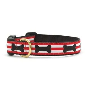 Up Country Got Bones Ribbon Hundehalsband - alle Größen - Bild 1 von 10