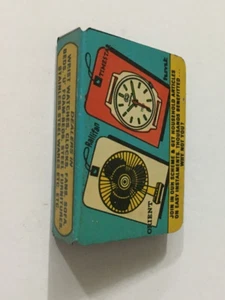 India Vintage SOPORTE CAJA DE CERILLAS DE HOJALATA - Reloj y Ventilador (12617) - Imagen 1 de 3