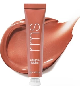 RMS Beauty Liplights Cream Lip Gloss 0.31 Oz. Full Size Bisou Lip Gloss NIB - Picture 1 of 7
