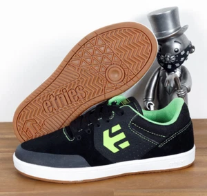 Etnies Skateboard Skate Schuhe Shoes Marana Kids Kinder Black Lime Suede 2/33 - Bild 1 von 3